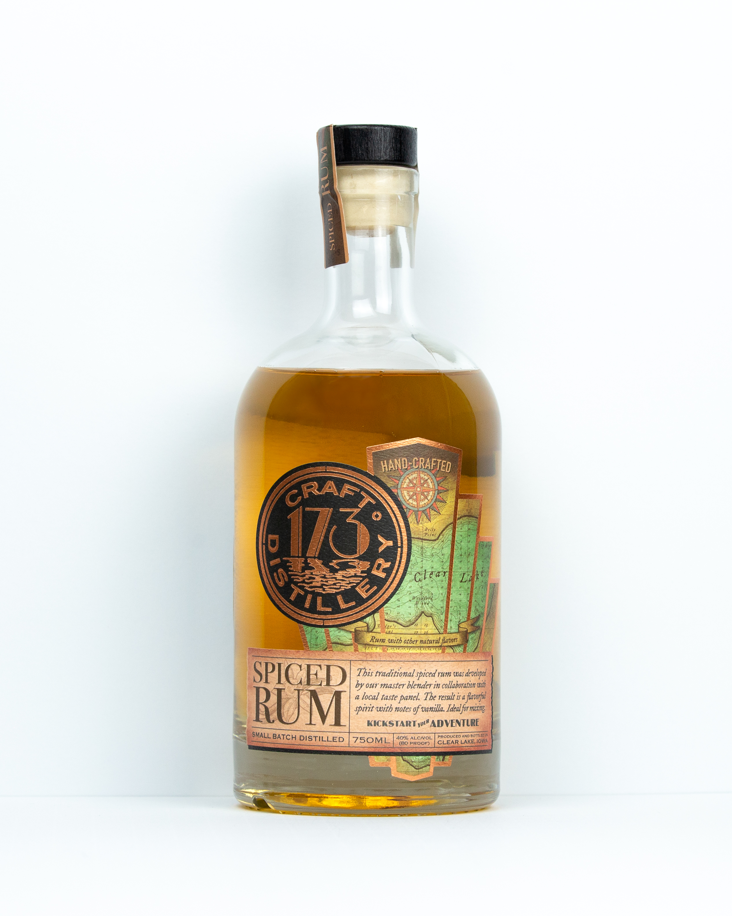 173 Craft Distillery Spiced Rum bottle