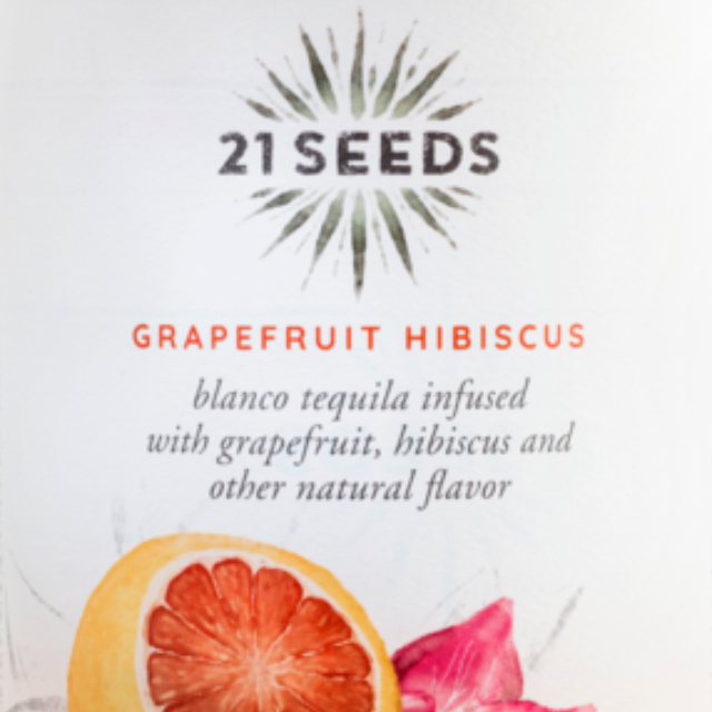 21Seeds Grapefruit Hibiscus bottle