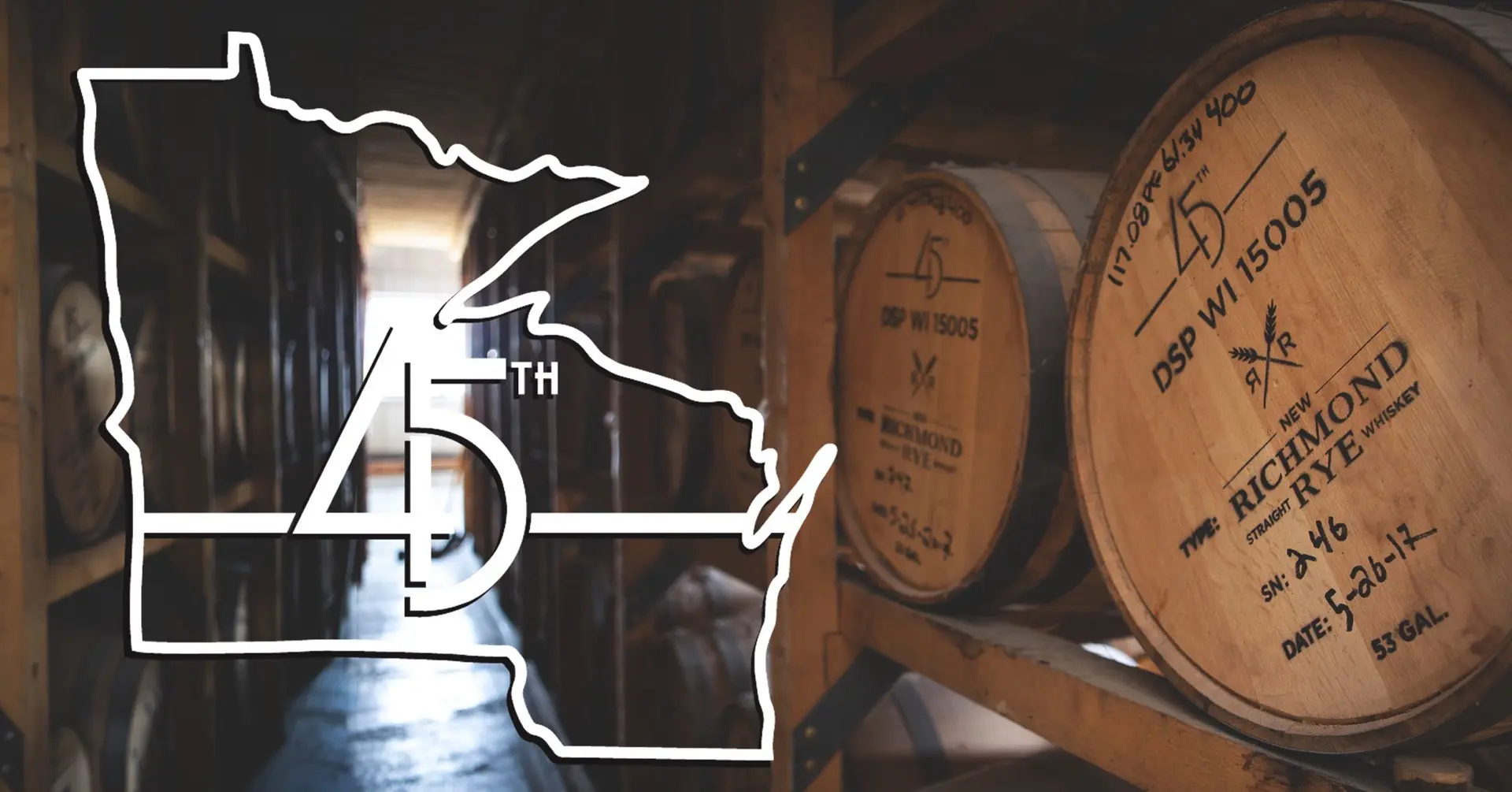 45Th Parallel Vodka bottle