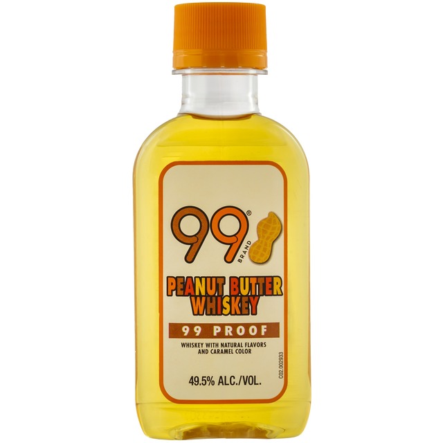 99 Brand Peanut Butter Whiskey bottle