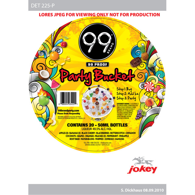 99 Party Bucket Minis bottle