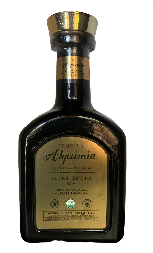 Alquimia Extra Anejo Vi Tequila bottle