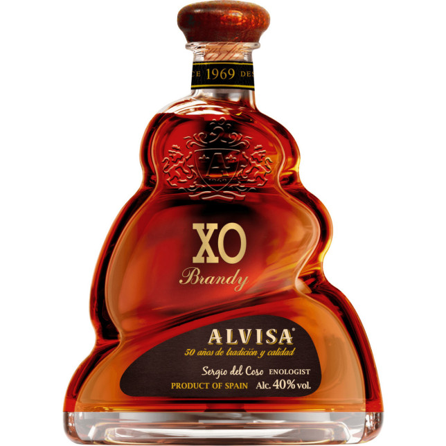 Alvisa Xo Brandy bottle