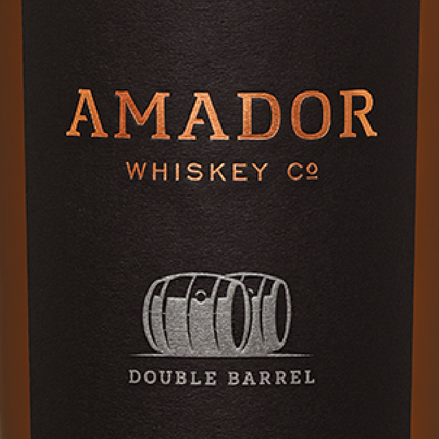 Amador Double Barrel Wheat Bourbon & Chardonnay bottle