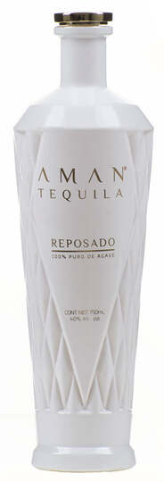 Aman Tequila Reposado bottle