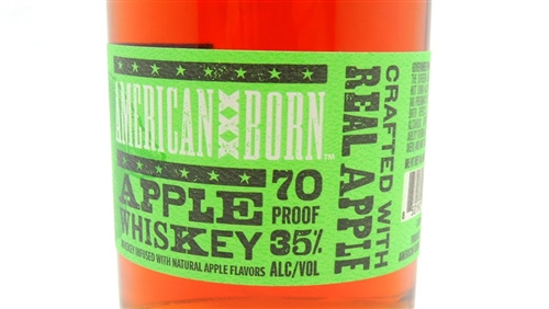 American Born Apple Whiskey bottle