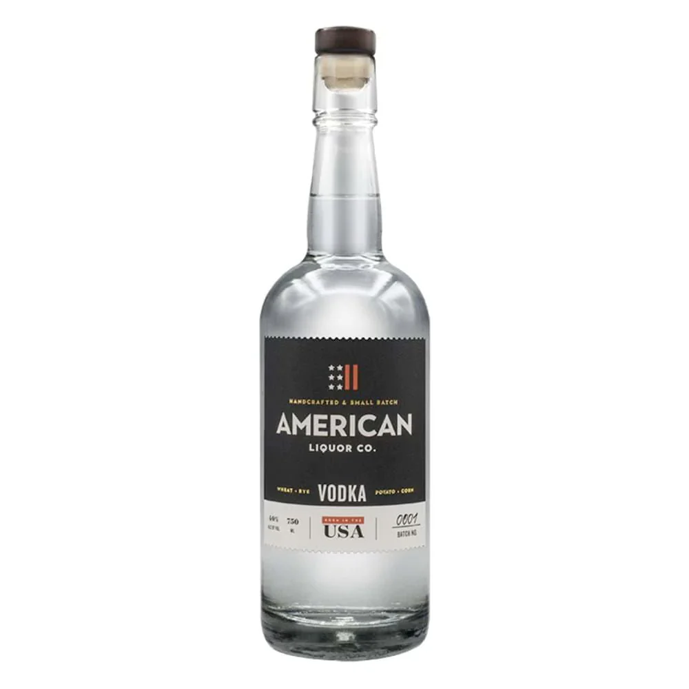 American Liquor Co Vodka bottle