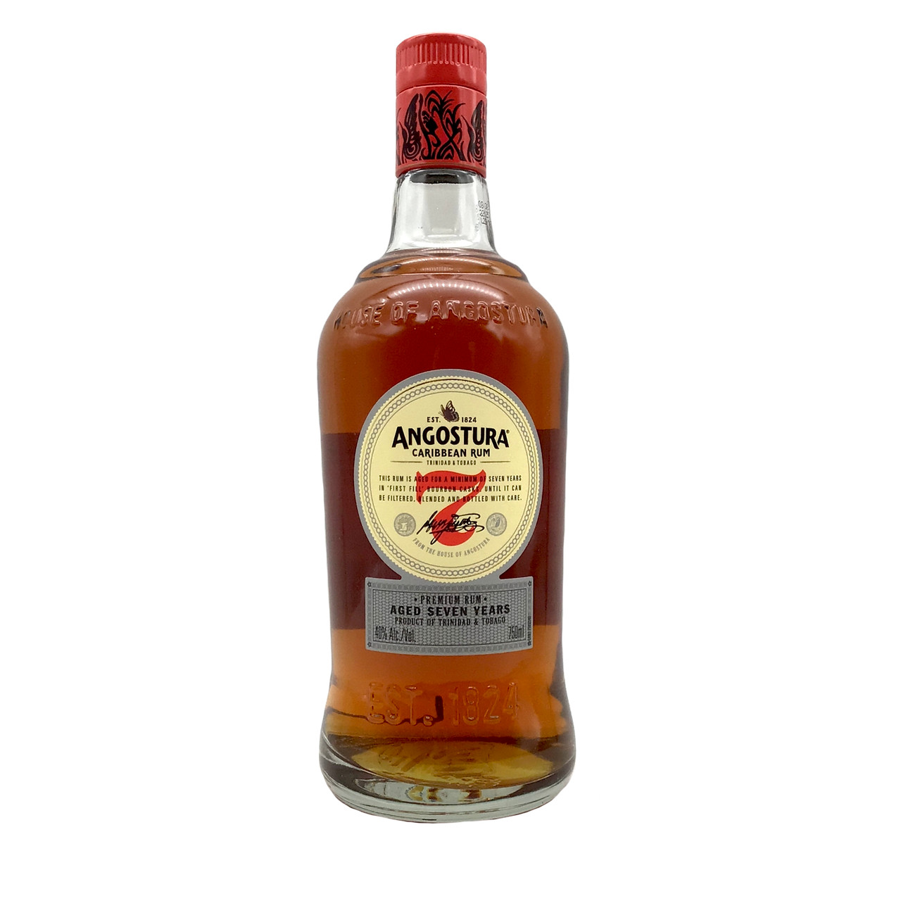 Angostura 7Yr Dark Caribbean Rum bottle