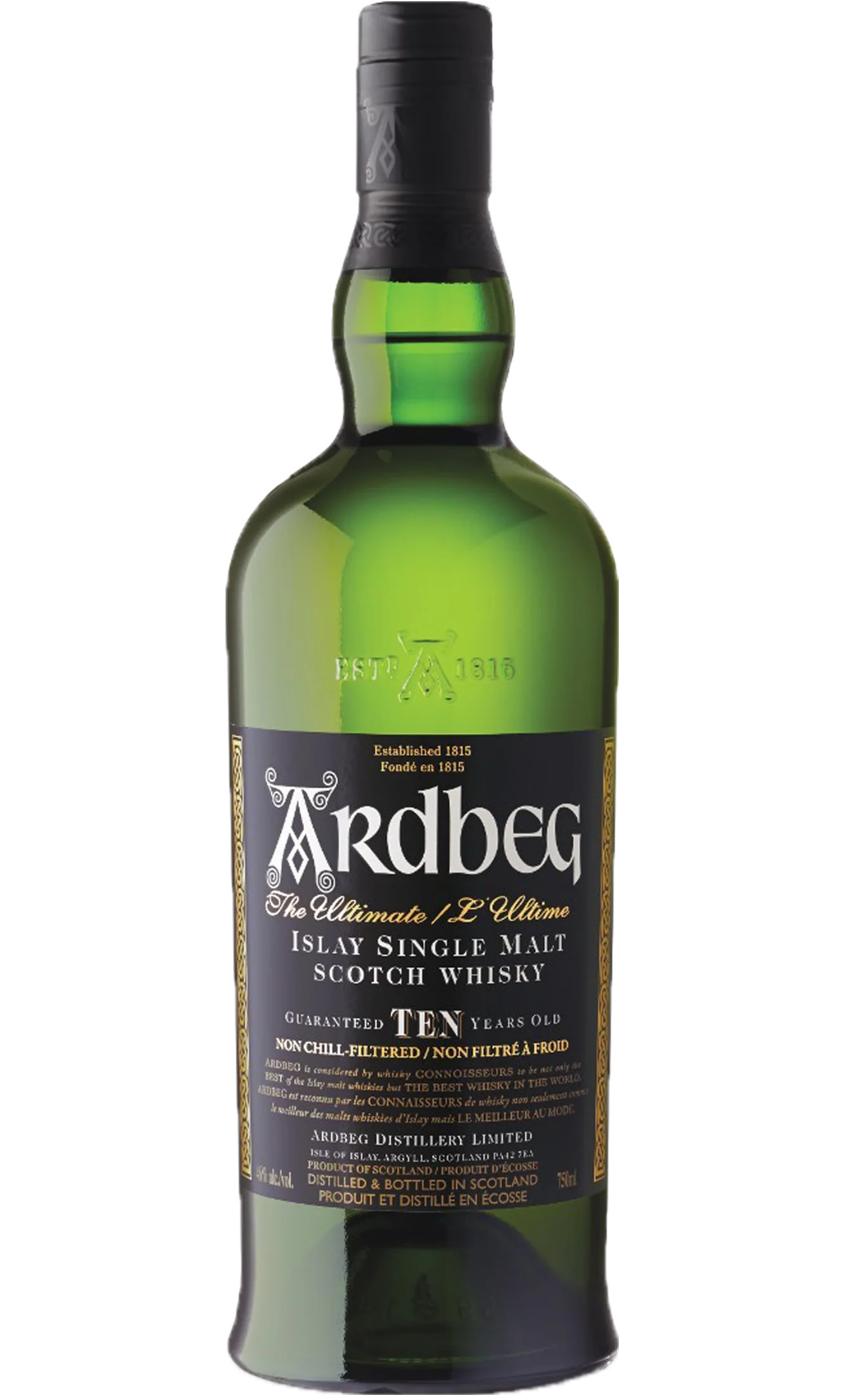 Ardbeg 10Yr Islay bottle