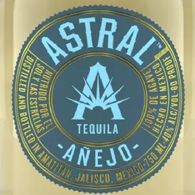 Astral Anejo Tequila bottle