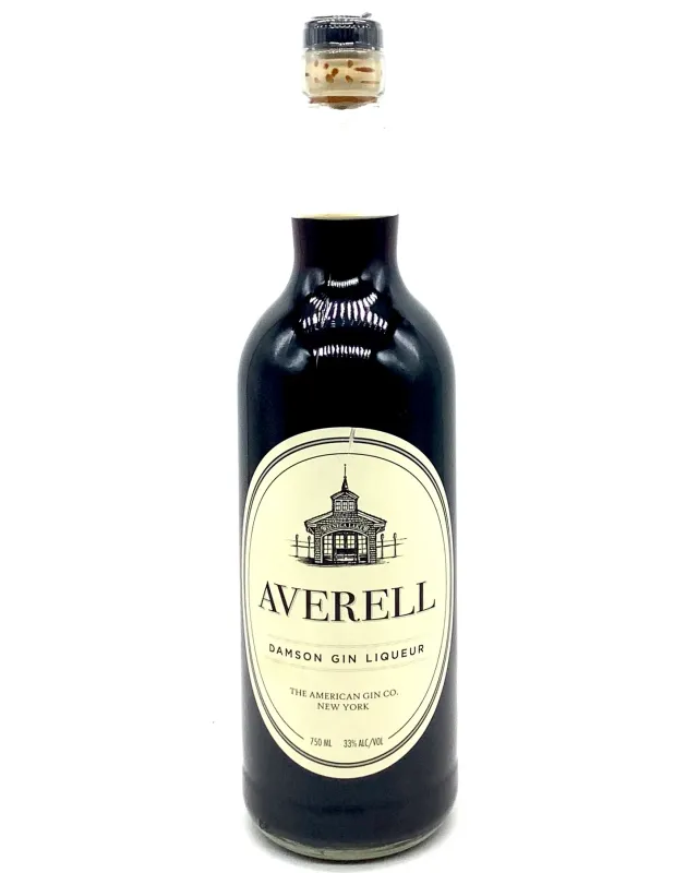 Averell Damson Gin Liqueur bottle