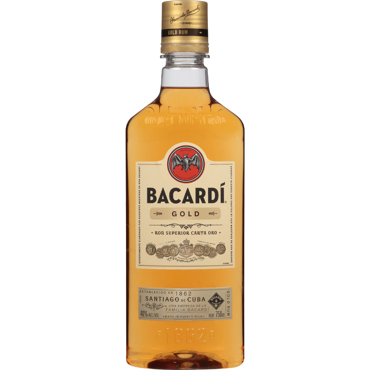 Bacardi Gold Pet bottle