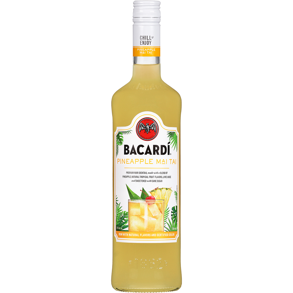 Bacardi Pineapple Mai Tai bottle