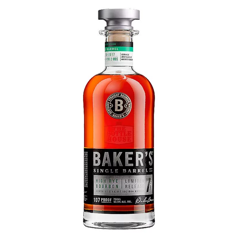 Bakers High Rye Bourbon bottle