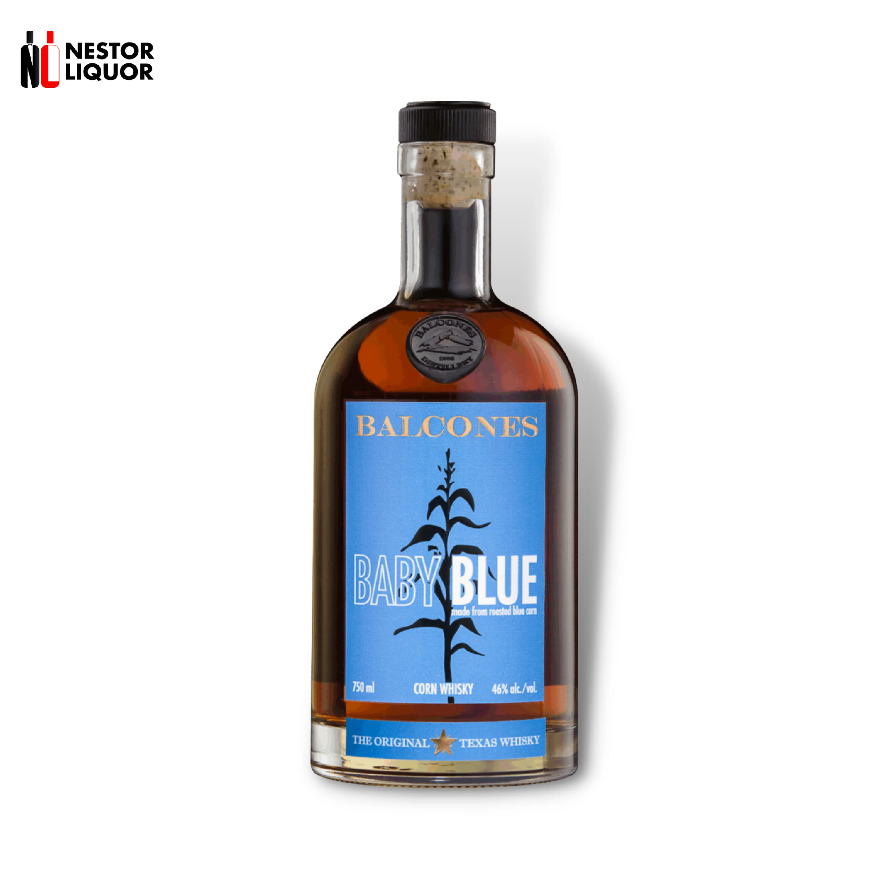 Balcones Baby Blue bottle