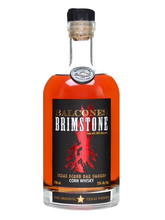 Balcones Brimstone bottle