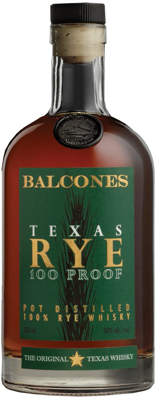 Balcones Texas Rye 100 bottle