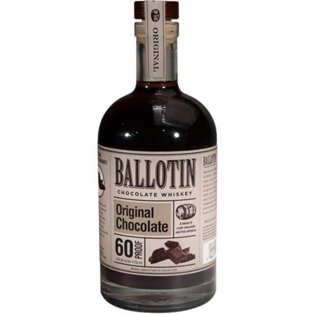 Ballotin Chocolate Whiskey Original Chocolate bottle