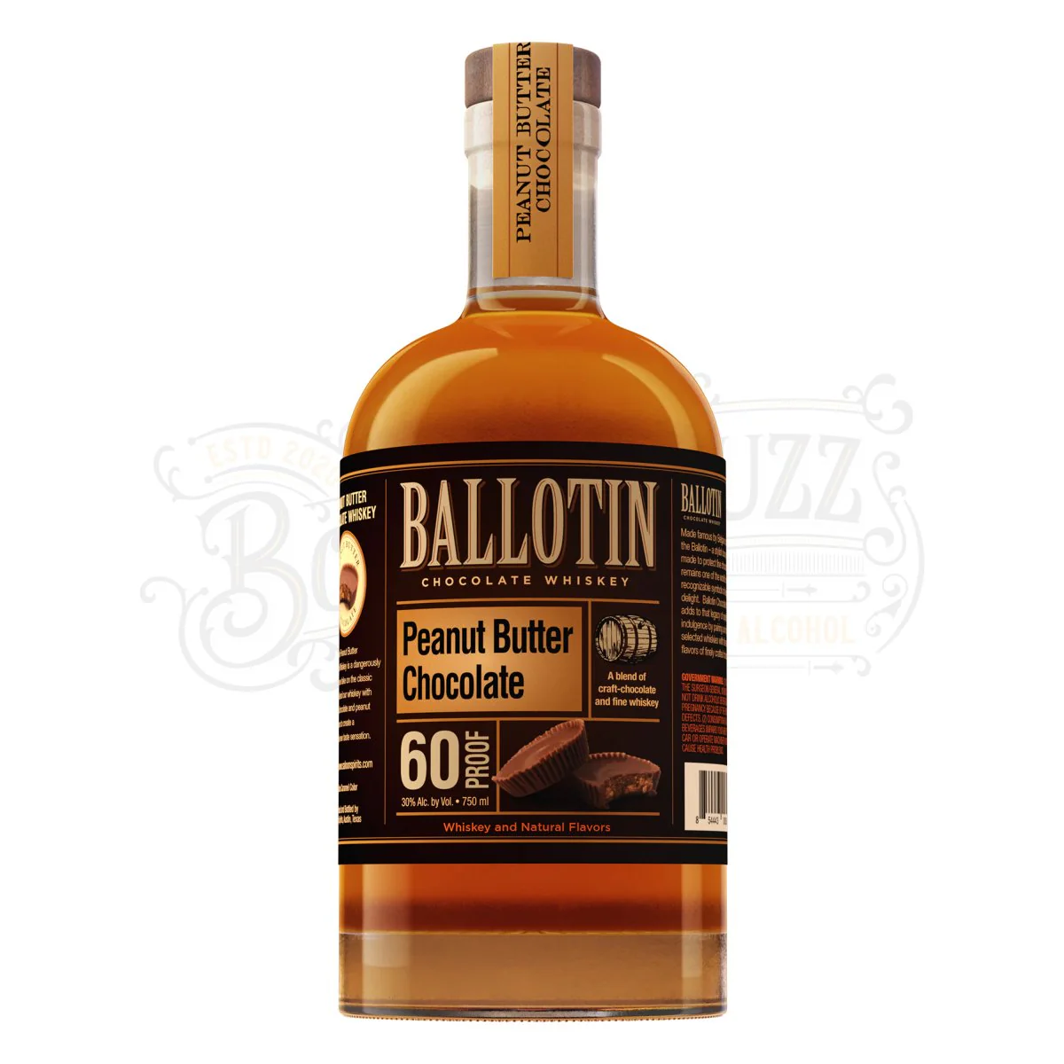 Ballotin Peanut Butter Chocolate Whiskey bottle