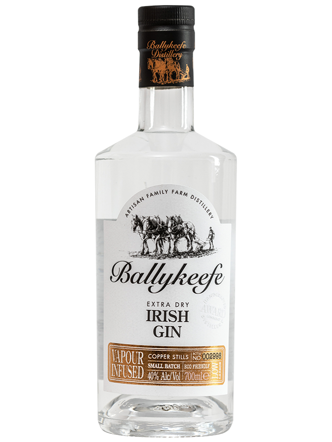Ballykeefe Irish Gin bottle
