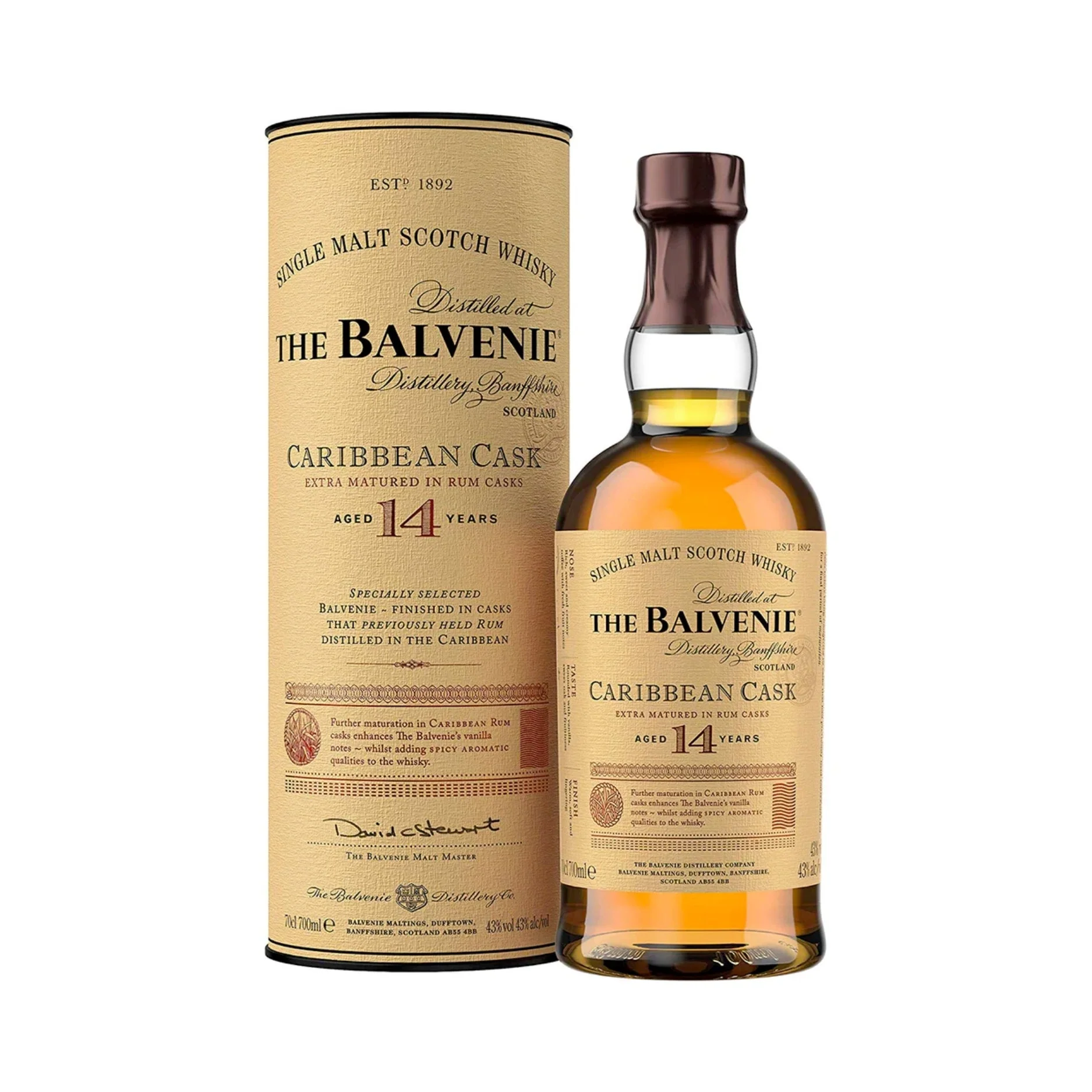 Balvenie 14Yr Caribbean Cask bottle