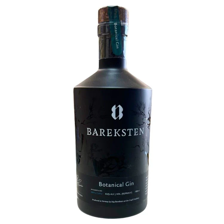 Bareksten Botanical Norweigian Gin bottle