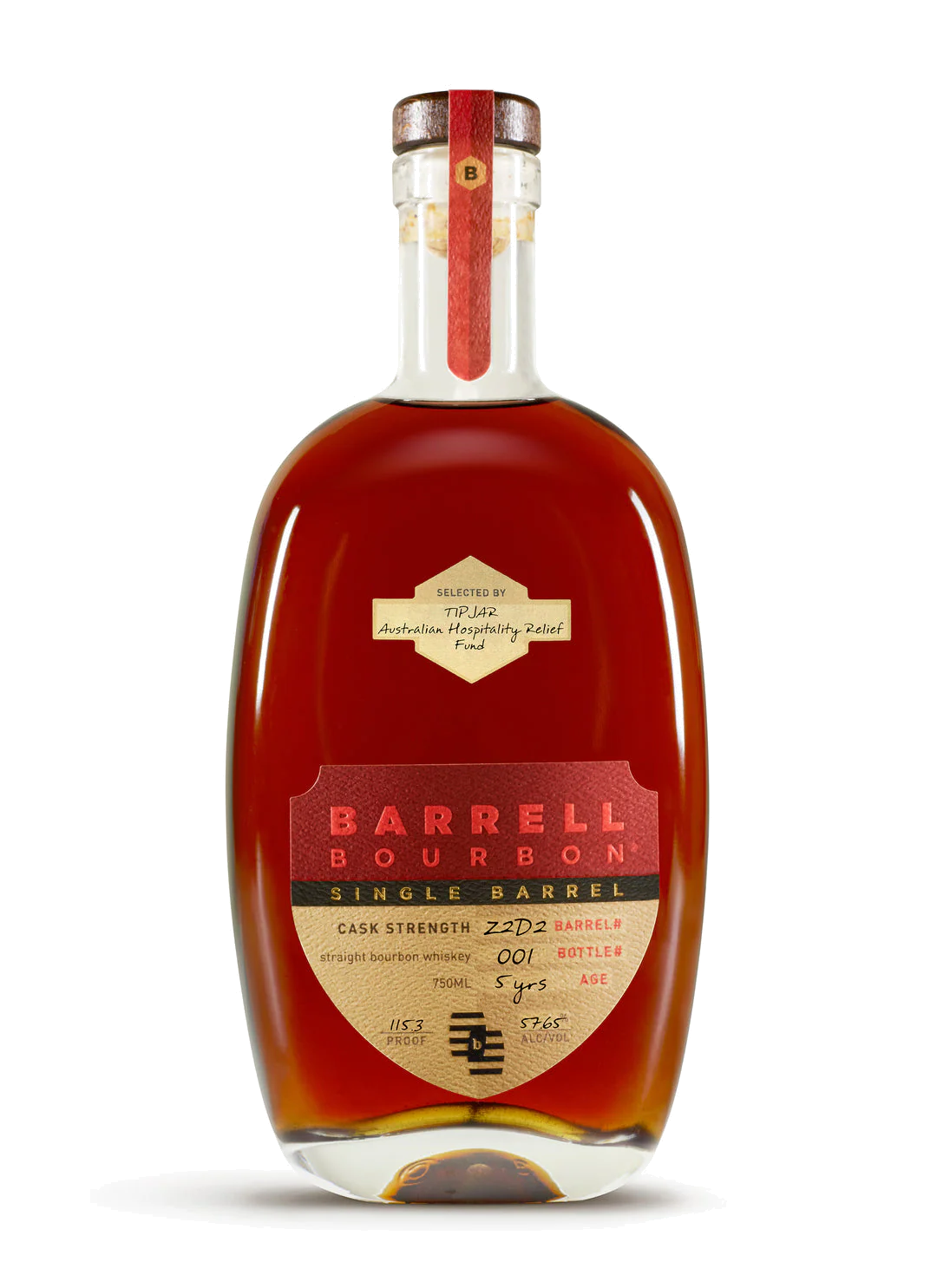 Barrell Craft Spirits Single Barrel Bourbon Z6E5 Disco bottle