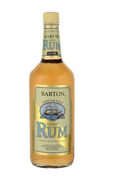 Barton Gold Rum bottle