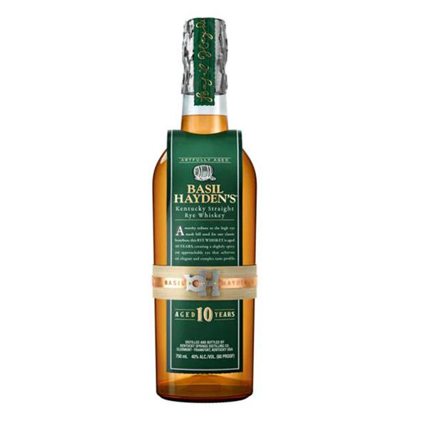 Basil Hayden 10Yr Rye bottle