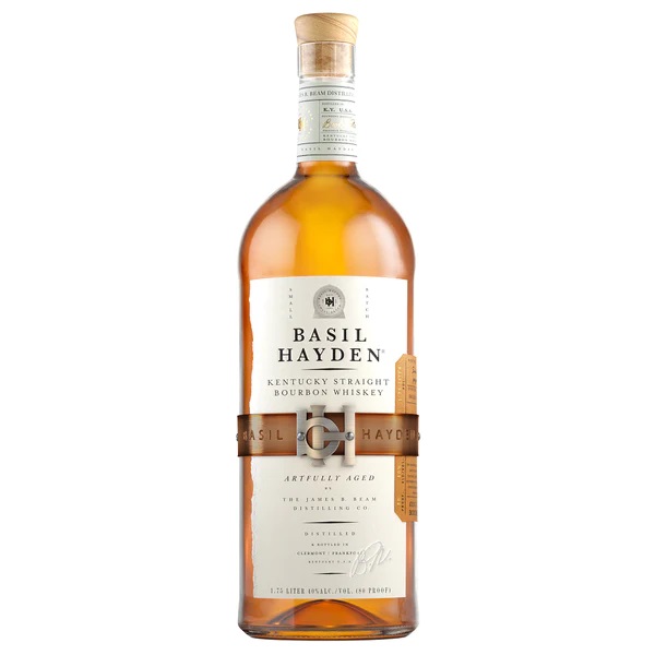 Basil Hayden Bourbon bottle