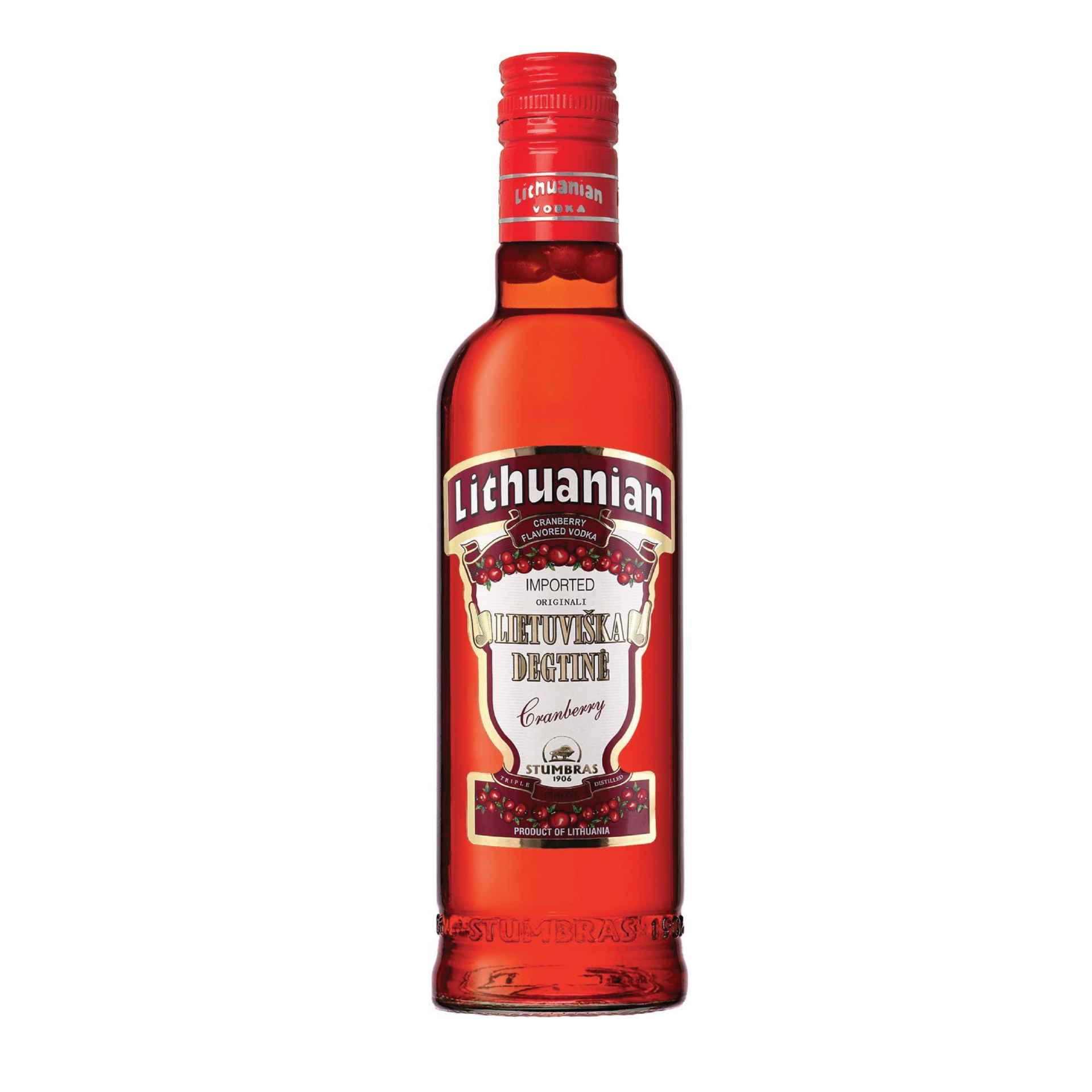 Beagans Cranberry Vodka bottle
