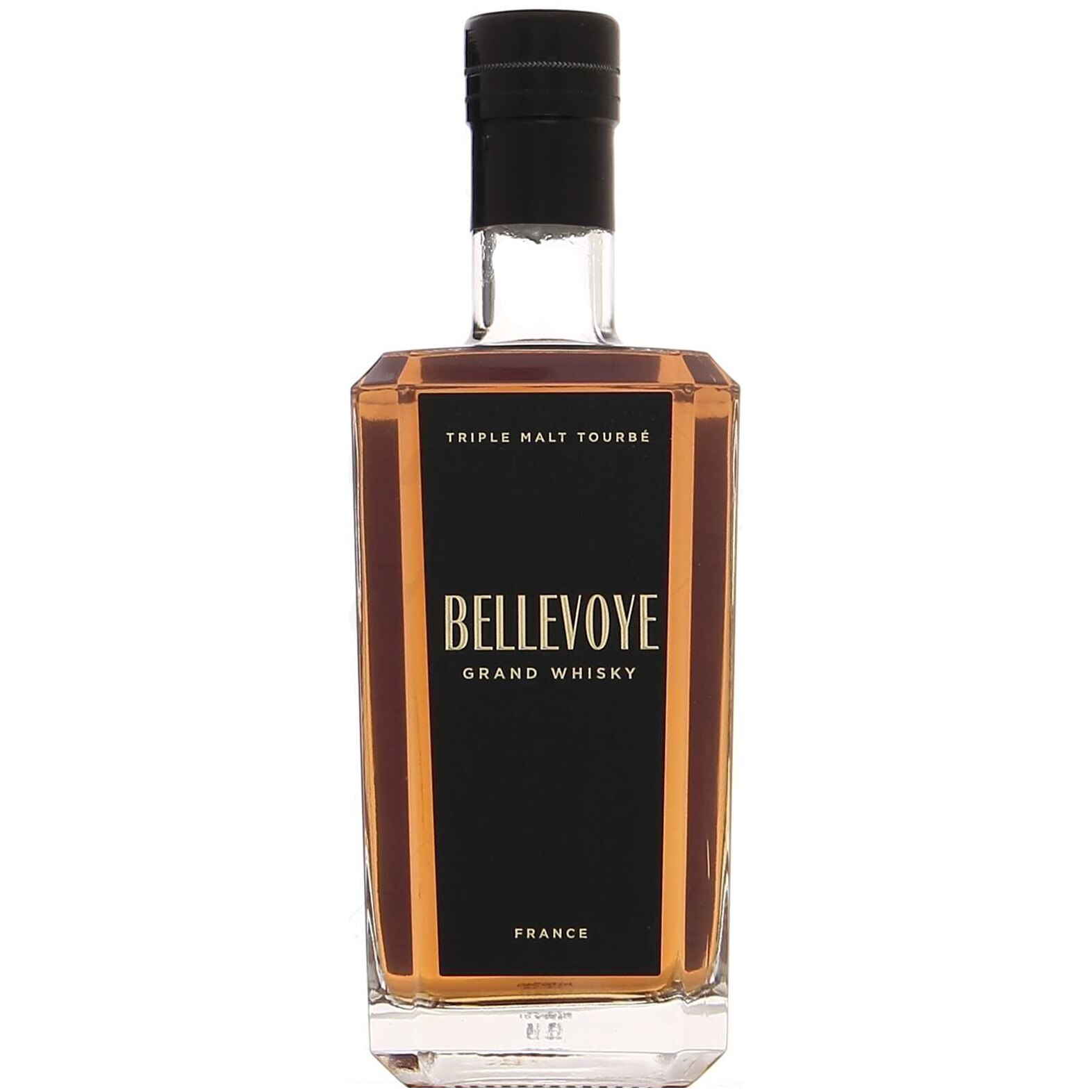 Bellevoye Black Label French Whisky bottle