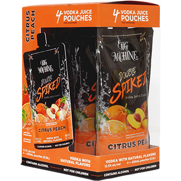 Big Machine Double Spiked Citrus Peach bottle