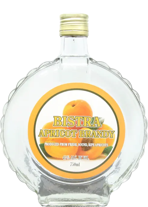 Bistra Apricot Brandy bottle