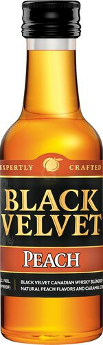 Black Velvet Peach Canadian Whiskey bottle