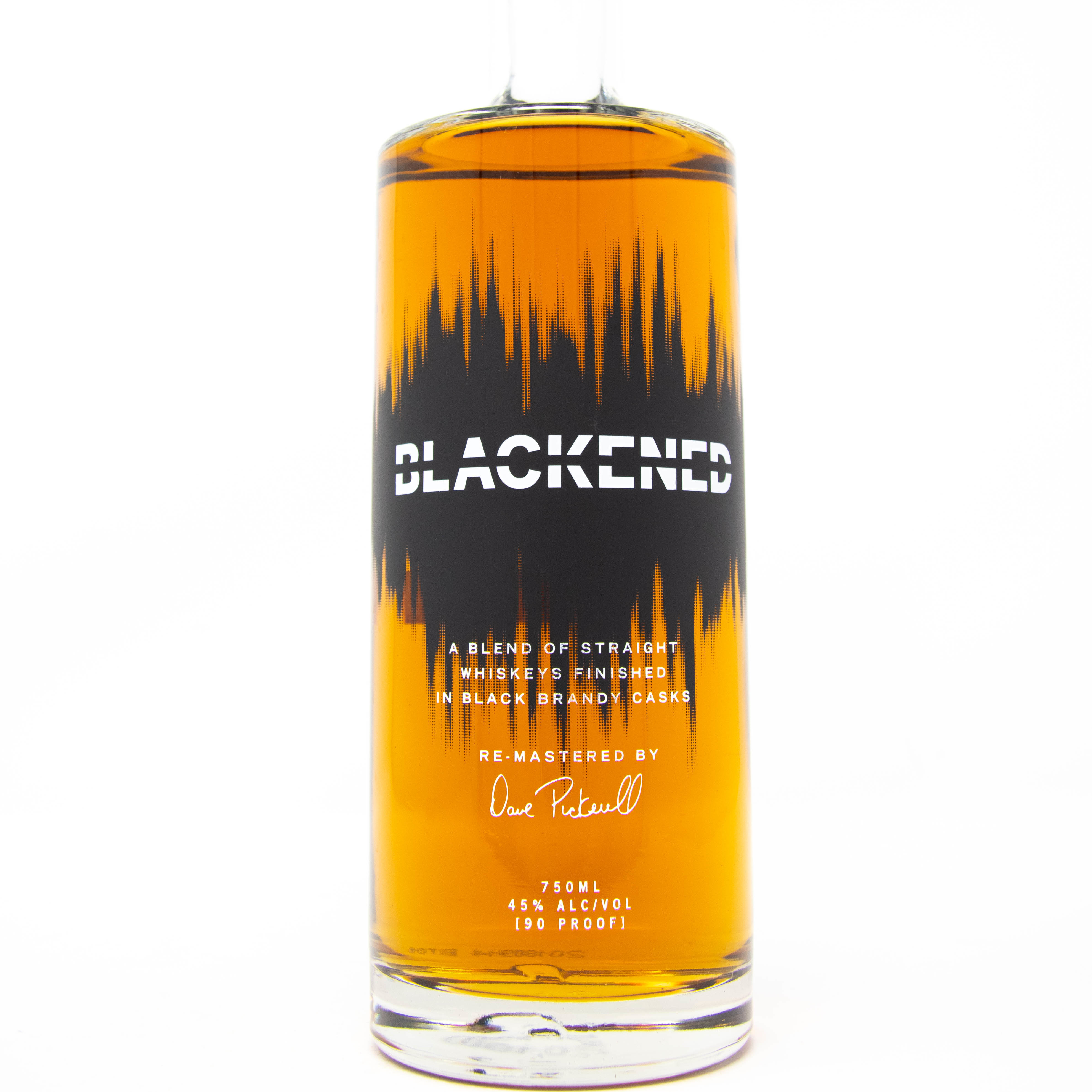 Blackened Whiskey bottle