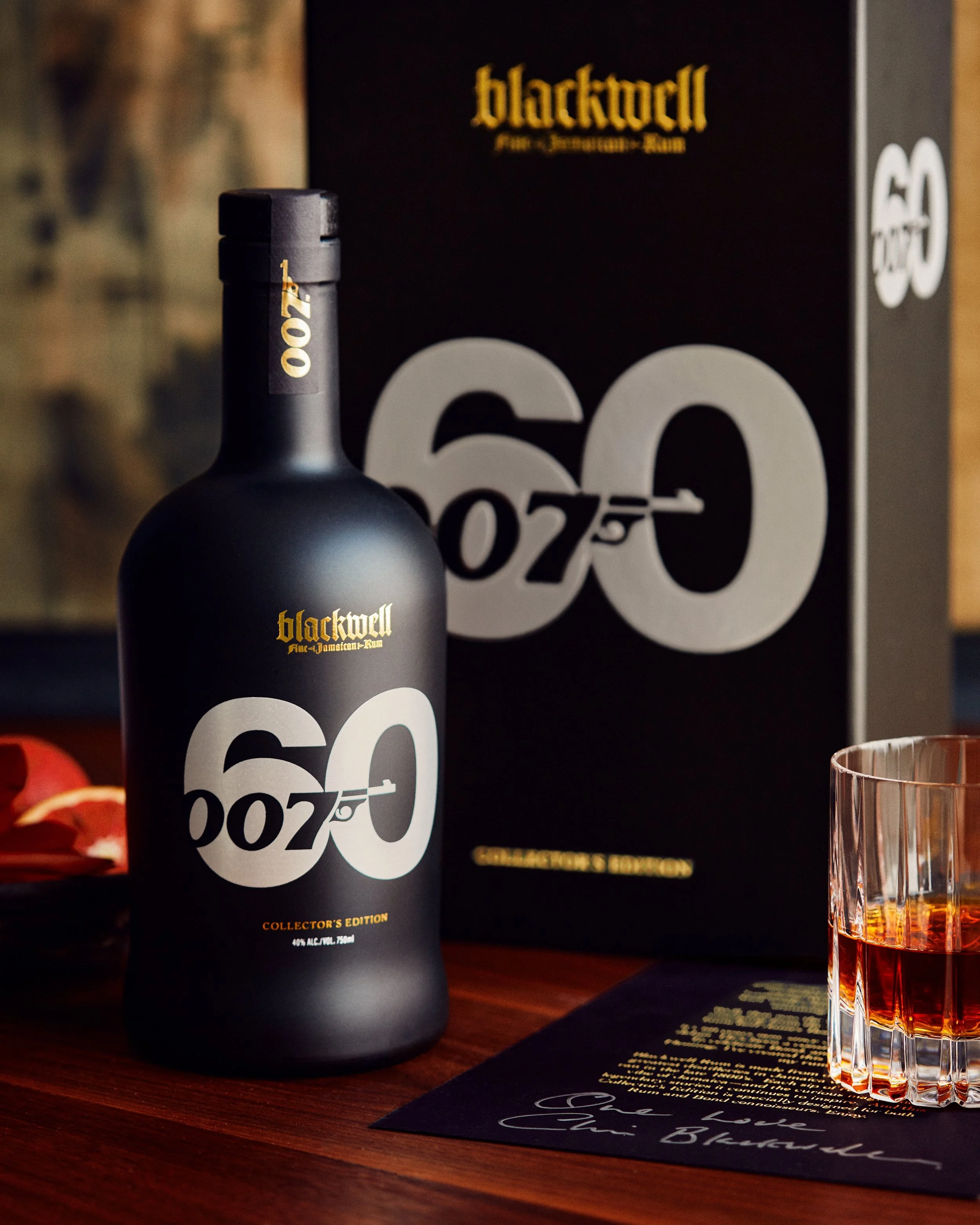 Blackwell Rum bottle