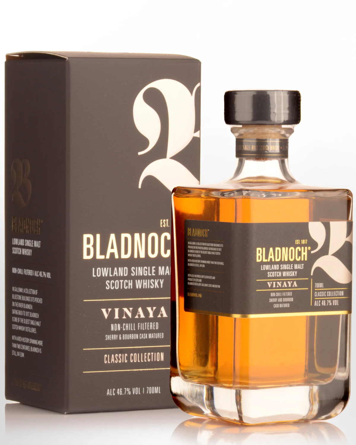 Bladnoch Vinaya Nas Single Malt Scotch Whisky bottle