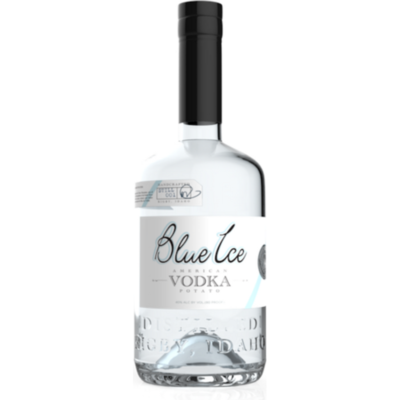 Blue Ice American Potato Vodka bottle