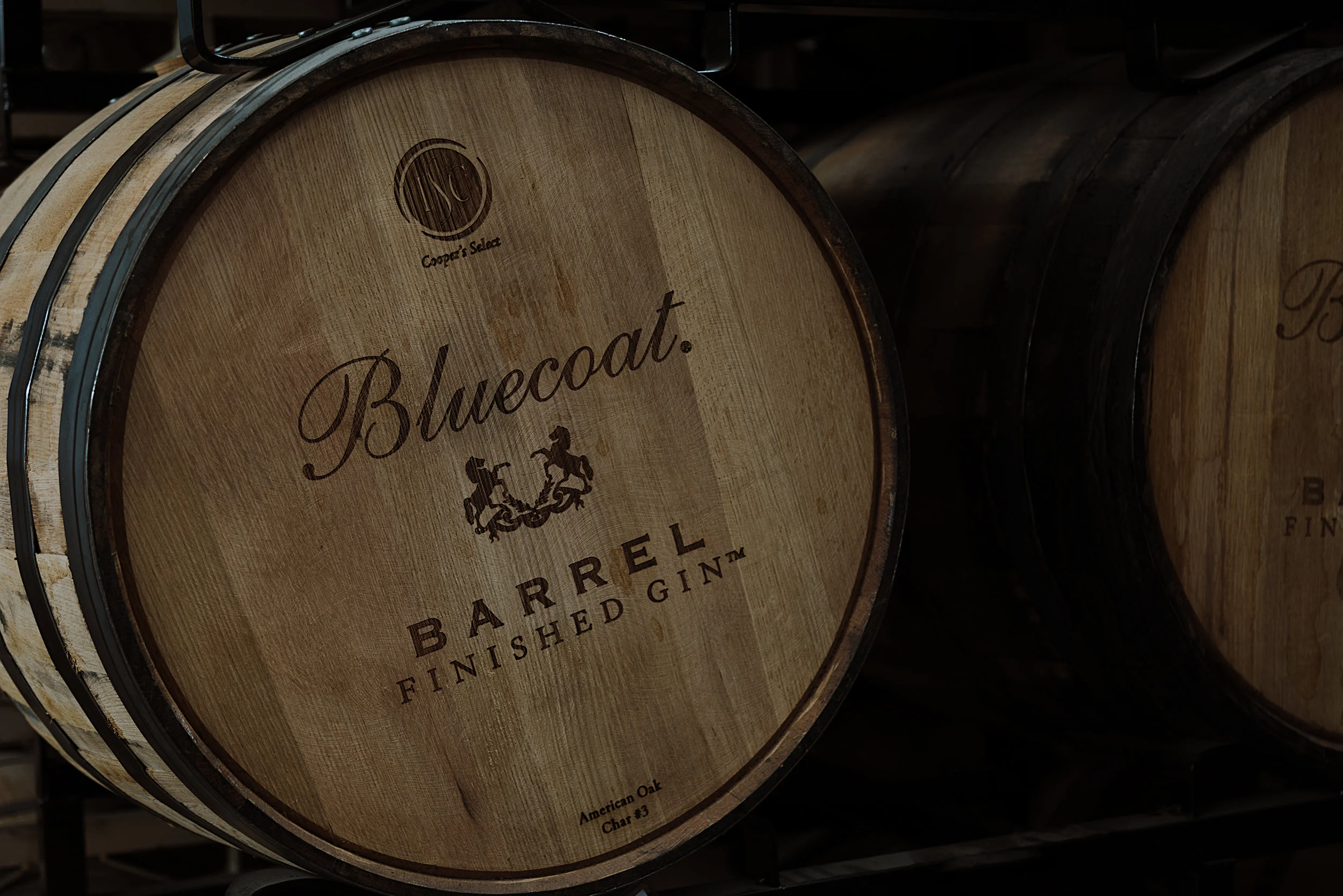 Bluecoat Barrel Finish Gin bottle