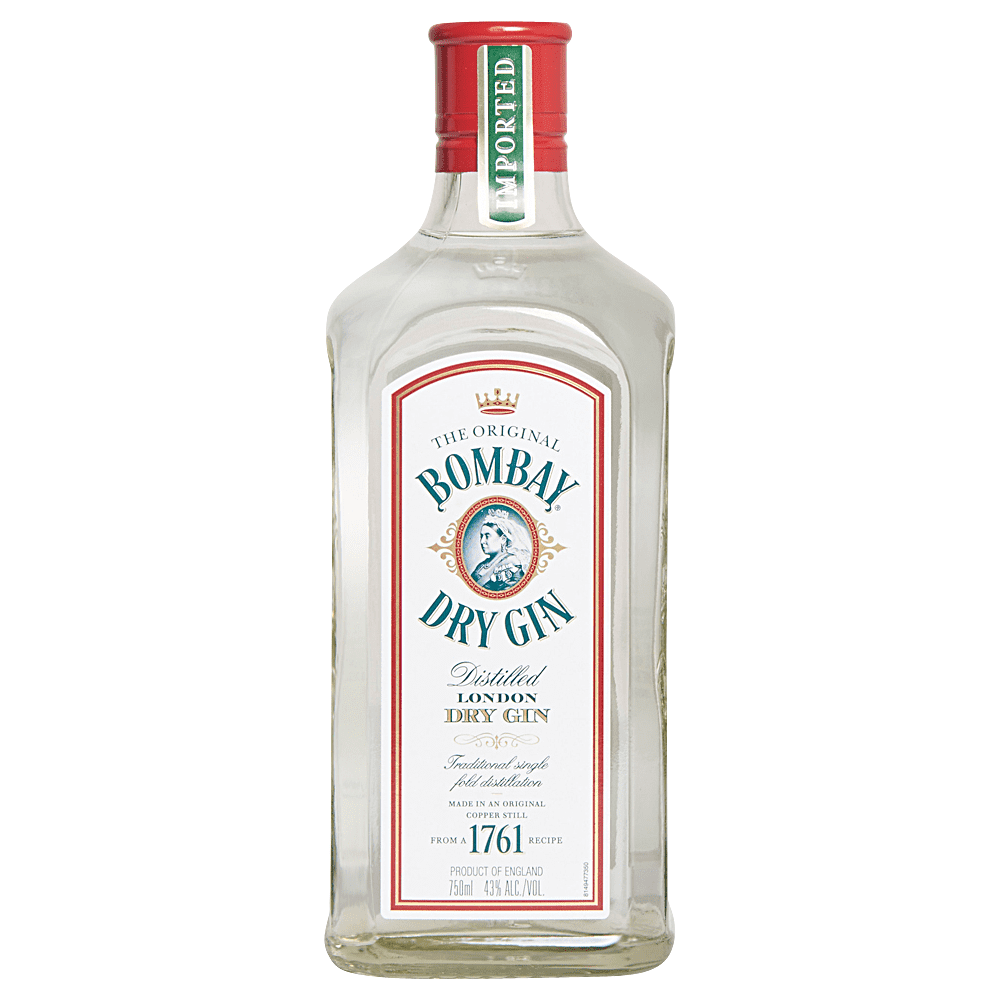 Bombay Dry Gin bottle