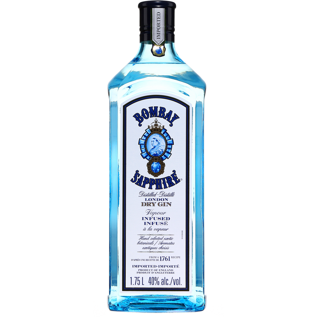 Bombay Sapphire Gin bottle