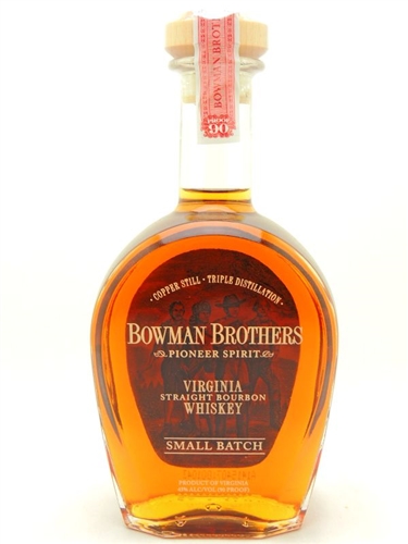 Bowman Brothers Bourbon bottle