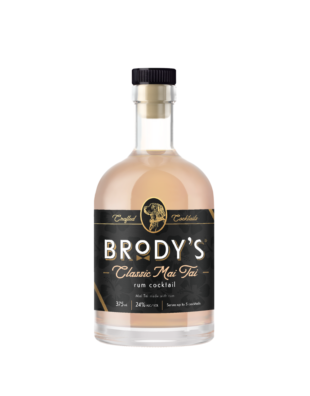 Brodys Classic Mai Tai Rum Cocktail bottle
