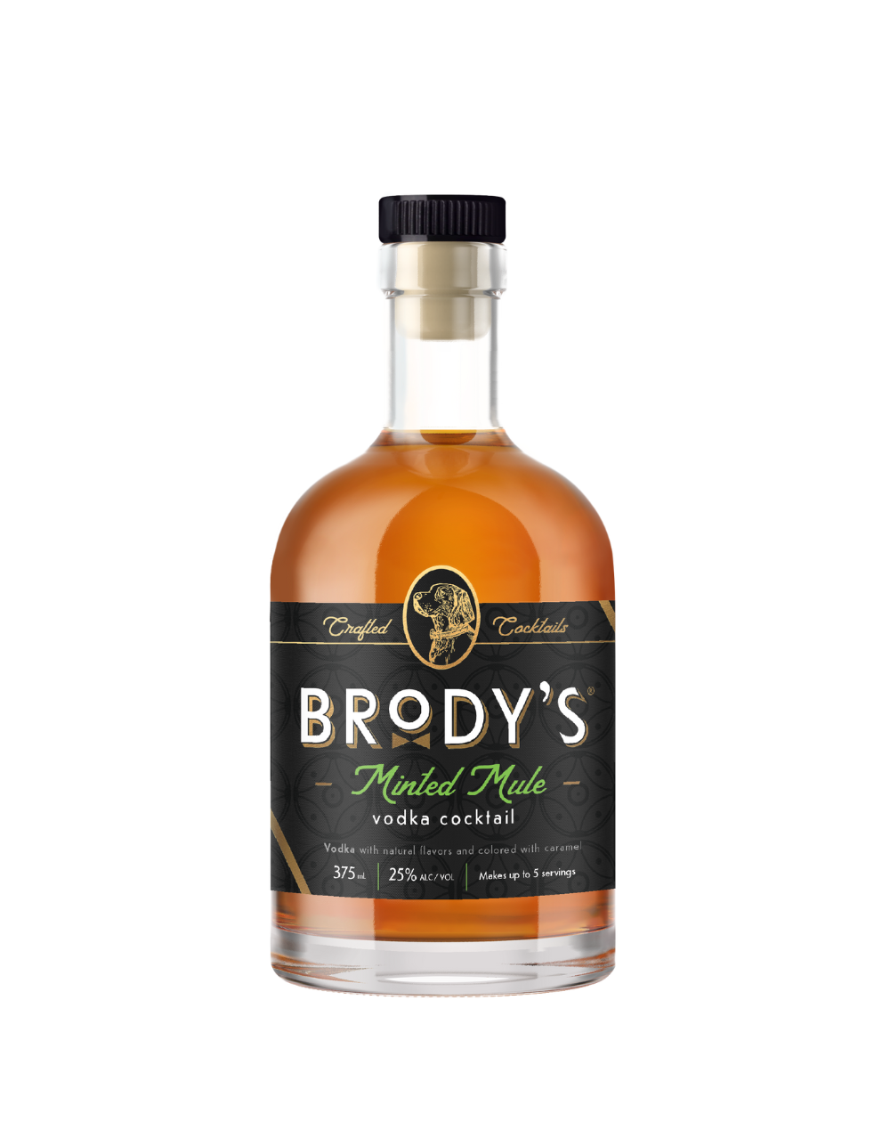 Brodys Craft Cocktails Minted Mule Vodka bottle