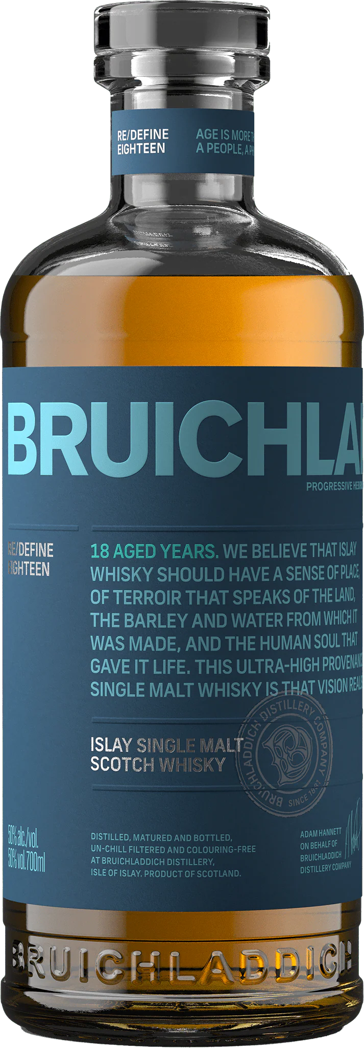 Bruichladdich 18Yr bottle