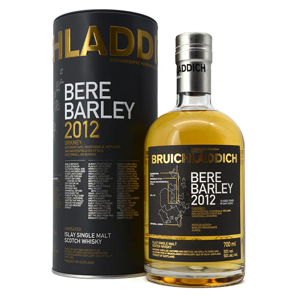 Bruichladdich Bere Barley Disco bottle