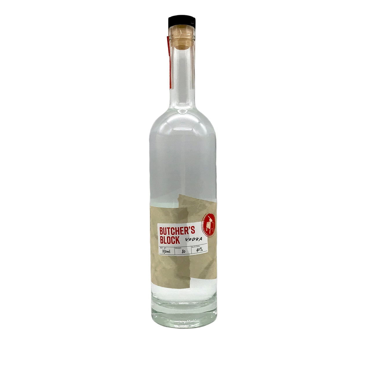 Butchers Block Vodka bottle
