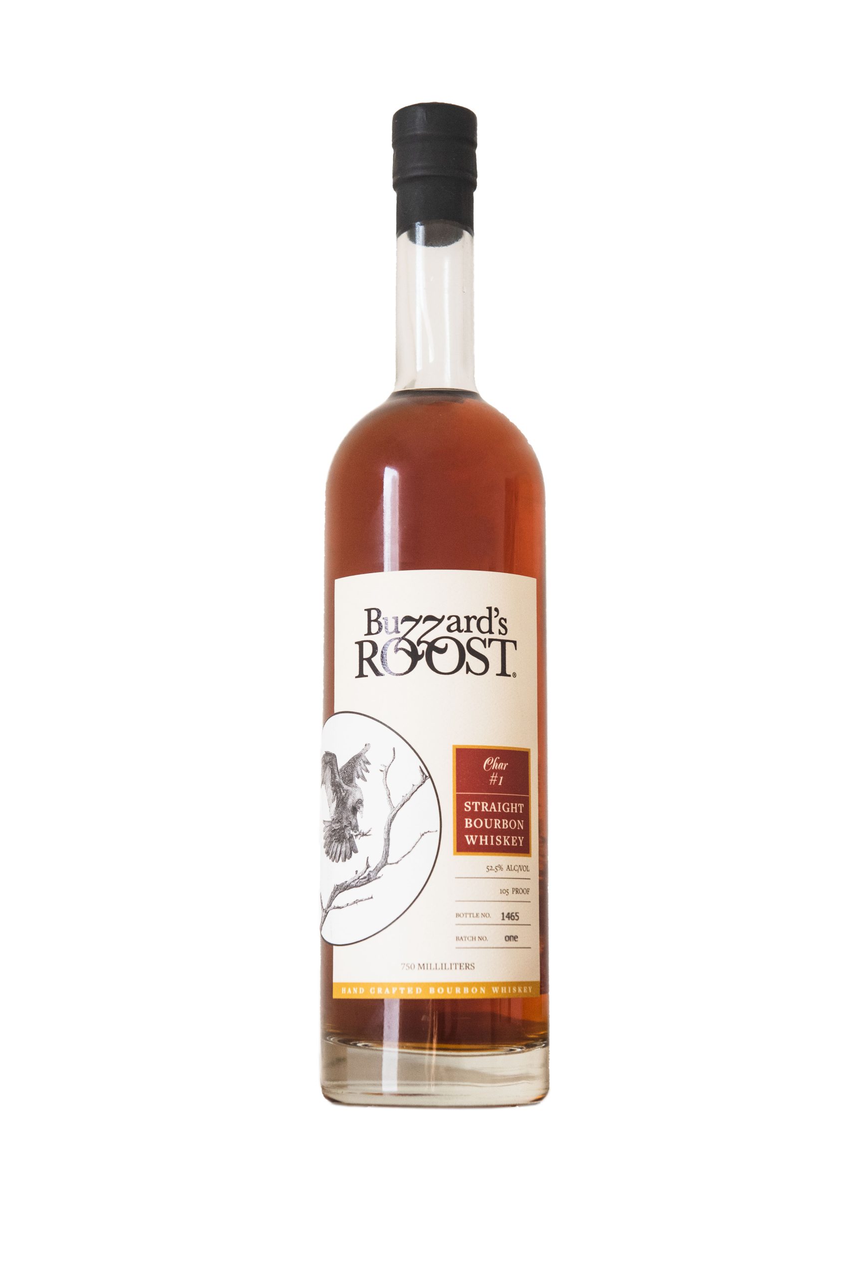 Buzzards Roost Char #1 Straight Bourbon Whiskey bottle