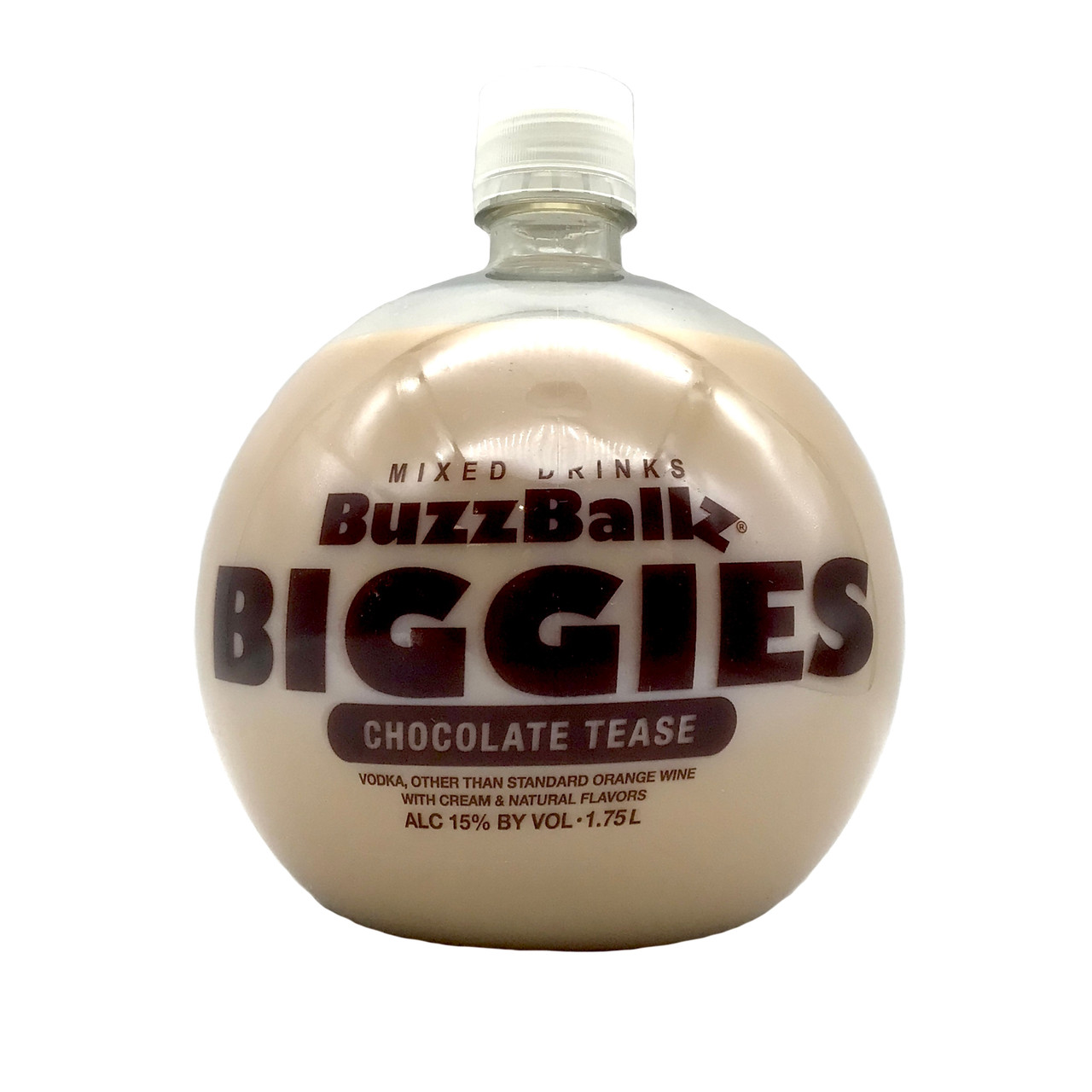 Buzzballz Biggies Chocolate Tease bottle